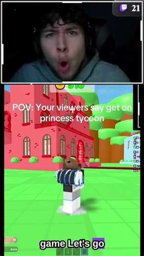 Princess tycoon but I broke the game 🐐 #twitchstreamer #gaming