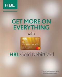 45K views · 229 shares | Get more discounts at your favorite restaurants with the HBL Gold DebitCard! #MoreonEverything Open an account at your nearest HBL branch and get your Gold Debit Card now. Existing HBL DebitCard holders can simply upgrade by sending an SMS ‘Gold’ to 4250 and we will dispatch your new Gold Debit Card to your registered mailing address. For a complete list of deals and discounts, visit www.hbl.com/dd. Terms and Conditions apply. | HBL | Facebook
