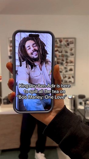 Kinglsey Ben-Adir Discusses Bob Marley Movie on Colbert