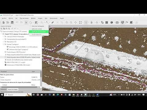Clasificación de nube de puntos en Agisoft Metashape