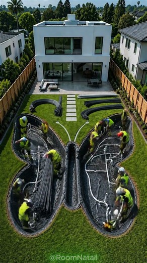 Luxury Butterfly Swimming Pool Build in My Garden