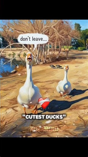 Goose Cries for Help After Her Baby Is Injured 😢 #shorts