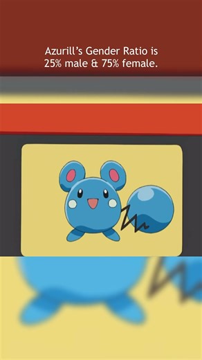 Azurill can Swap Genders after Evolving! - Pokémon Facts #pokemon #pokemonfacts #pokemonshorts
