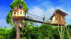 1.6M views · 14K reactions | Survival Girl, Building a tree house & Kitchen house with water well for living dry season #building #survival #girlsurvival #survivalgirl | Girl Survival | Facebook