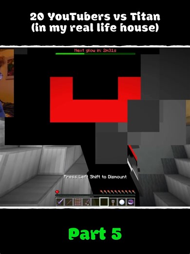 YouTubers Challenge Titan in Minecraft VR - Part 5