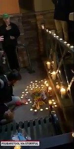 Scores of people sang songs and lit candles at a vigil for a closed Taco Bell restaurant in Penn State, Pennsylvania, on March 1, with the event organizers saying of the restaurant, “Taco Bell can never be replaced.” | The National Desk - TND