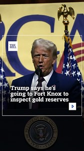President Trump said he intends to make a trip to Fort Knox in Kentucky to inspect the nation’s gold reserves amid a push from Elon Musk and some Republicans to conduct a review the facility. “I’m actually going on this one. All my life I’ve heard about Fort Knox. That’s where the gold is kept,” Trump told Republican governors at a reception in Washington. “We’re getting a little bit shaky. We’re getting the yips on this stuff. Like I want to find out,” Trump said. “We’re going to open up the do