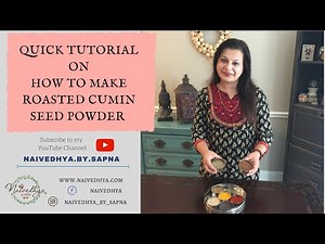 How to make Roasted Cumin Seed Powder