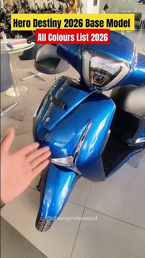 All New Destiny 2026 Base Model Colour 2026 | Destiny 110 New Model 2026 Review