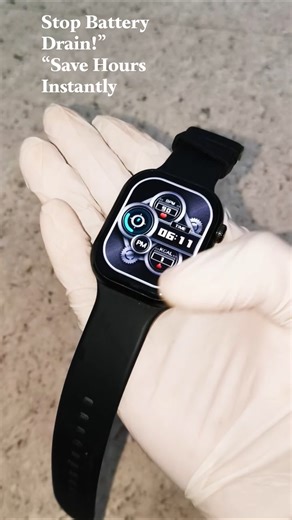 Save battery like a pro! ⏱️ Power Saving Mode can keep your watch alive longer 🔋