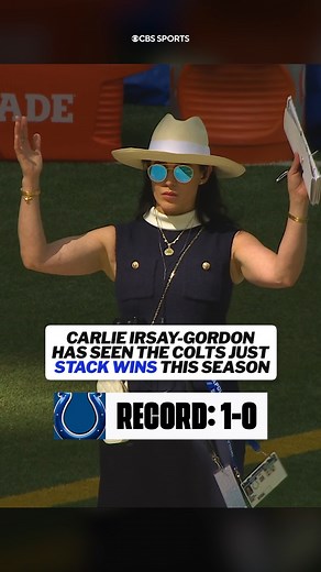 Colts just keep stacking wins with Carlie Irsay-Gordon on the sidelines | Indianapolis Colts on CBS Sports