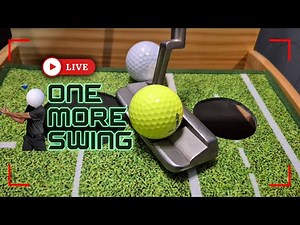 🔴LIVE GOLF PUTTING PRACTICE FOR DISTANCE AND ACCURACY - ASMR LIVE TODAY (Putter Practice day 1) pt2