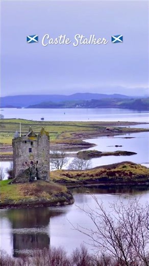 Castle Stalker Scotland #scotland #scottishcastles #explorescotland #medievalcastle #visitscotland