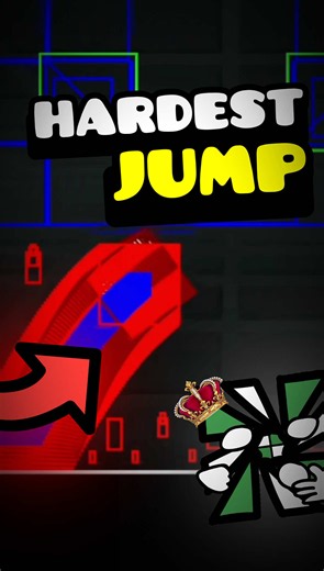 What is the most hardest jump you’ve ever made ? ~ #geometrydash #gd #most #precise #jump