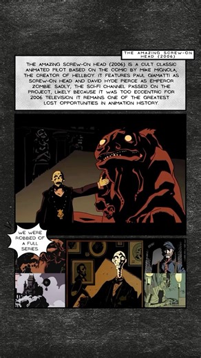 The Masterpiece We Never Got: The Amazing Screw-On Head 💀📺