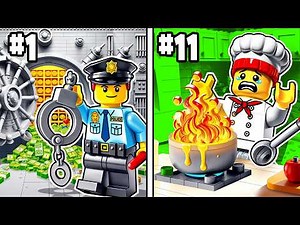 I Worked Every Job in LEGO Fortnite Brick Life