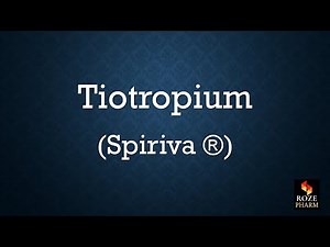Tiotropium pronunciation, How to say Spriva