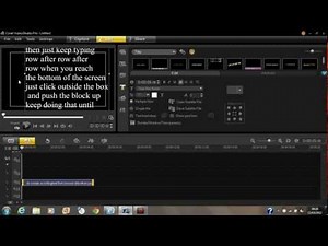 Creating scrolling titles in Corel VideoStudio