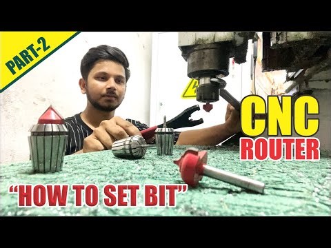 How to Set Bit || CNC Router Machine || Operating Training Part-2