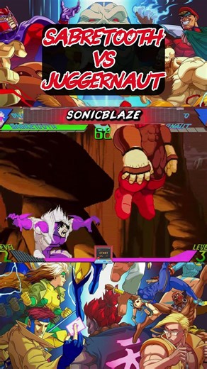 Sabretooth vs Juggernaut in XMvSF? 🐯🏗️