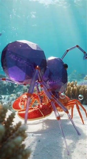 Crystal Ant’s Undersea Adventure #cute #ai