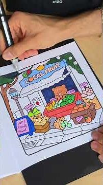 Testissä halvat tussit! 120 tussia 30€:lla 😳🖍💰✨️ #värittäminen #väritysvideo #piirtäminen