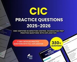 CIC Practice Questions 2025-2026 | CBIC Certified in Infection Control Examination | Test Prep Study Guide PDF | Digital Download - Etsy