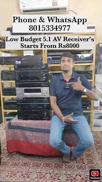 Low Budget 5.1 AV Receiver's Starts From Rs8000 #onkyo #yamaha #budget #hometheater #dolby #dts