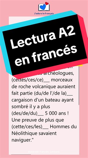 Practica tu lectura y tu gramática en francés. Lectura A2 en francés.Lee el texto y completa. Sigue aprendiendo francés con vocabulario, expresiones y más en Adoro idiomas. #adoroidiomas #apprendrelefrançais #aprenderfrances #francesonline #clasesdefrances #cursodefrances #lenguasexranjeras