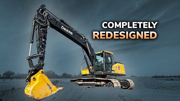 John Deere's New Midsize Excavators: Smart Tech & Durability