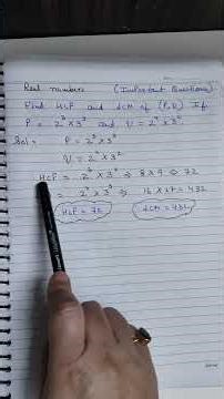 Find HCF and LCM of (P,Q) if P= 2³×3³ and q= 2⁴× 3²#maths #class #class10th #education