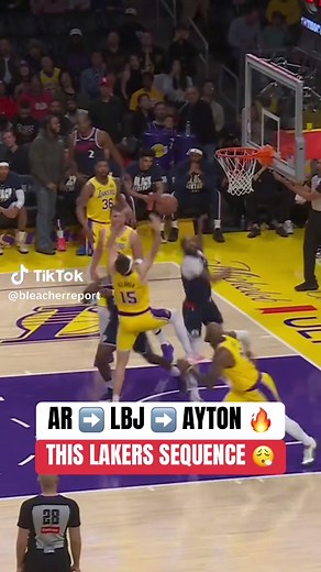 Incredible Lakers Sequence Highlighting LeBron and Ayton