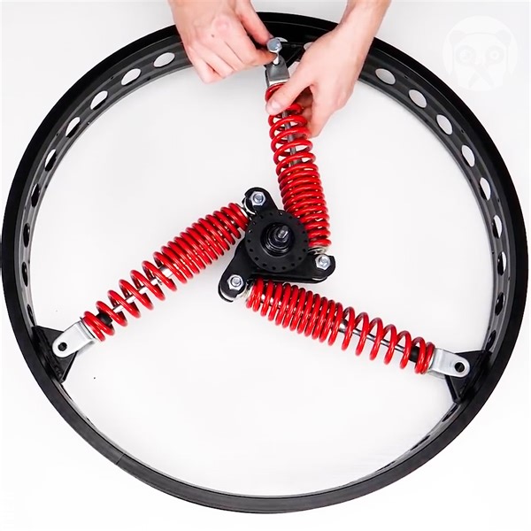 780K views · 10K reactions | Making a bicycle with shock absorber wheels Partner: The Q YT: https://www.youtube.com/c/TheQ_original/videos | Bored Panda Art | Facebook