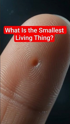 What Is the Smallest Living Thing?