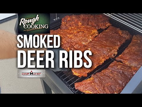 How to Smoke Deer Ribs MADE EASY | ROUGH COOKING RECIPE | CATCH CLEAN COOK