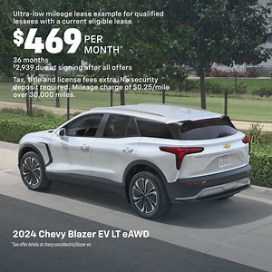Electrify your adventures with the 2024 Chevy Blazer EV. See offer details at https://pbxx.it/Nsihnf | Thinkmidway