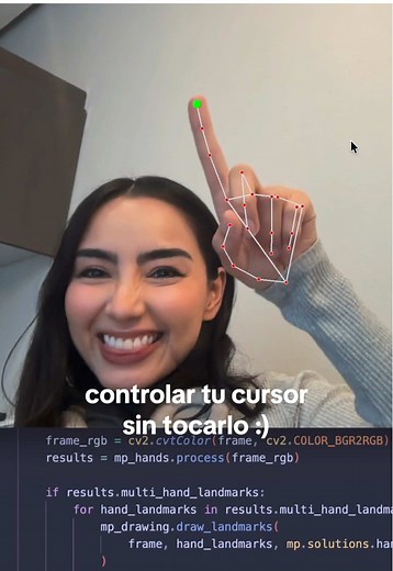 Detección de manos y control del mouse con Python