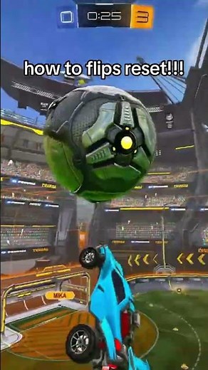 how to do flip reset in rocket league #rocketleague #rl #gaming