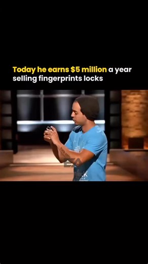 Entrepreneurship | Mindset | Growth on Instagram: "The lock that replaced keys with fingerprints 🔐 BenjiLock was born from a simple frustration: inventor Robbie Cabral kept losing his keys. His solution? A fingerprint-activated padlock with a traditional key as backup — convenience without complexity. On Shark Tank (Season 9), Cabral asked for $200K for 15%, pitching fast-access use cases like gym lockers, gates, luggage, and storage. Multiple Sharks made offers, but he chose Kevin O’Leary’s $2