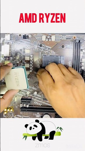 How to Install AMD CPU & RAM &SSD. #cpu #amd #msi #motherboard #ram #ssd