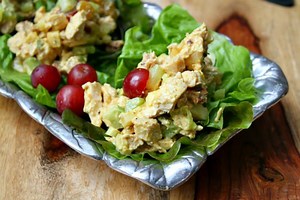455K views · 163 reactions | Here's a FRUITY CURRY CHICKEN SALAD RECIPE. Serve on bread or (my fave) lettuce wraps! Print the full recipe here: https://www.recipegirl.com/fruity-curry-chicken-salad/ | RecipeGirl | Facebook