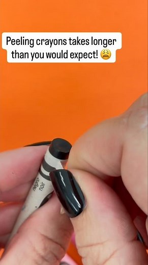 Crayon Wrapper Removal Hack Every Art Teacher Needs 🖍️