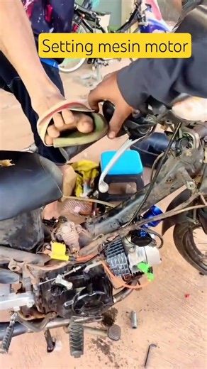 setting Mesin motor #likesubcribe #mechanic#machine