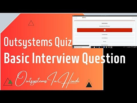 Outsystems Interview Question/Answer | Basic Quiz Questions | #outsystems #explore #coding