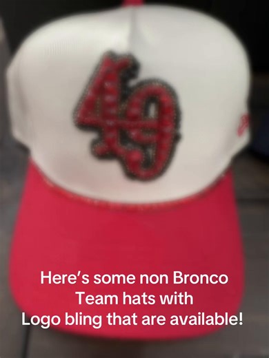 Non Bronco team hats available!
