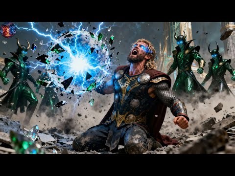 Thor vs Loki – The God of Mischief Strikes Back | Superhero Fight | 4K AI Battle