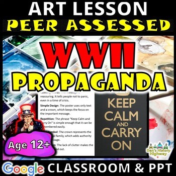 WWII Propaganda Posters | Art & History Digital Lesson | Grades 6–8