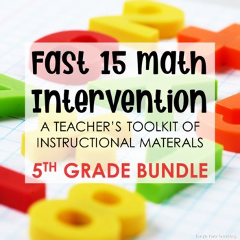 5th Grade Math Intervention Guided Math Lessons Small Group Instruction