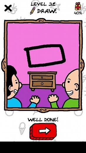 Just Draw Level 32 (August 3) Walkthrough