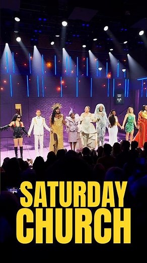 Saturday Church at New York Theatre Workshop with Music by Sia 🎶🪩 #SaturdayChurch 🌈🦄✨